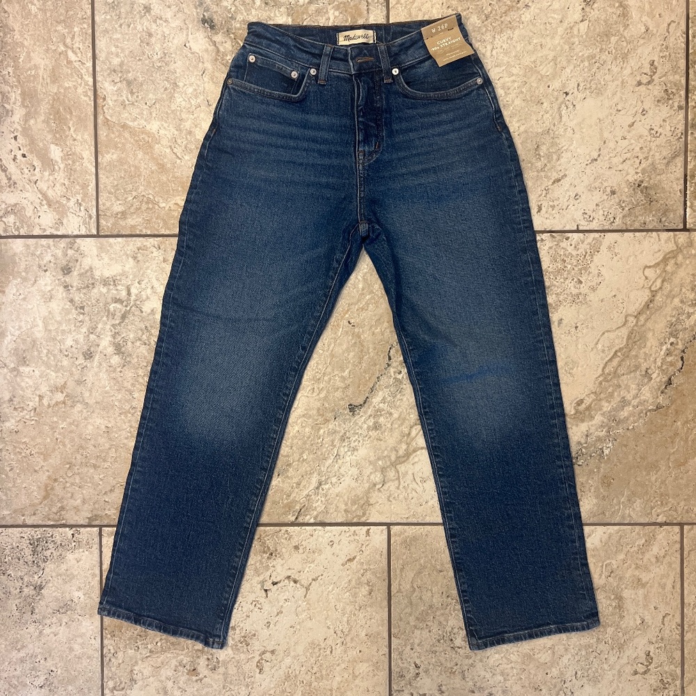 Madewell 90’s straight jeans NWT